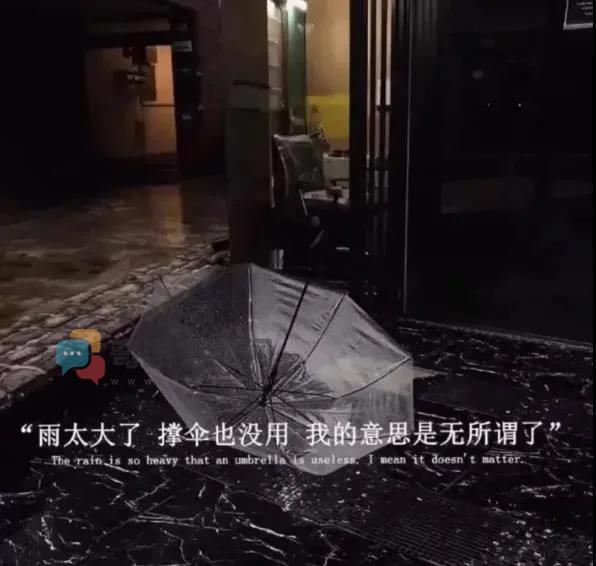 雨太大了撑伞也没用我的意思是无所谓了图片 雨太大了撑伞也没用我的意思是无所谓了无水印下载