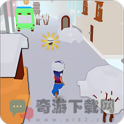 雪赛跑者