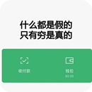 什么都是假的只有穷是真的壁纸（暂未上线）